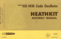Heathkit HD-1416 - Manual 